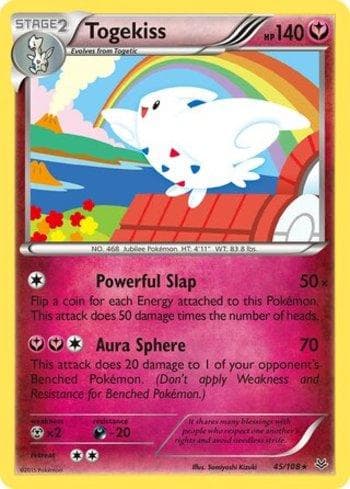 Carta Togekiss (45/108) do set Céus Estrondosos — Pokémon TCG | Bynx