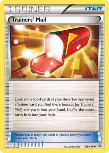 Carta Trainers' Mail (92/108) do set Céus Estrondosos — Pokémon TCG | Bynx