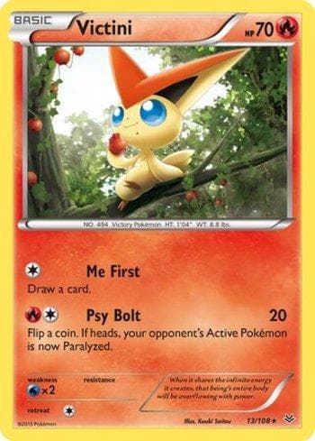 Carta Victini (13/108) do set Céus Estrondosos — Pokémon TCG | Bynx