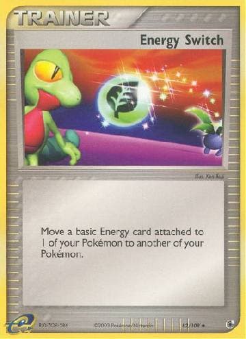 Carta Energy Switch (82/109) do set Rubi & Safira — Pokémon TCG | Bynx