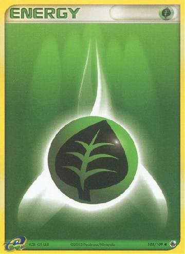 Carta Grass Energy (104/109) do set Rubi & Safira — Pokémon TCG | Bynx