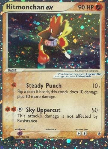 Hitmonchan ex (98/109) — Rubi & Safira