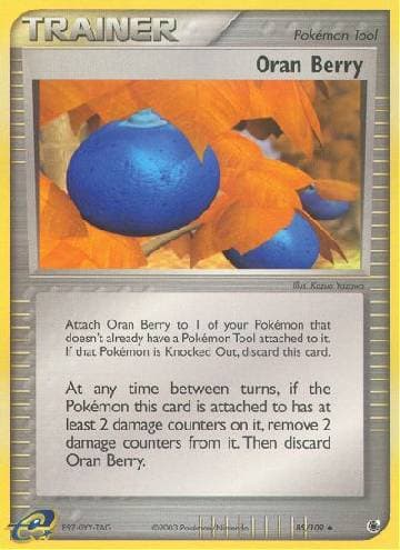 Carta Oran Berry (85/109) do set Rubi & Safira — Pokémon TCG | Bynx