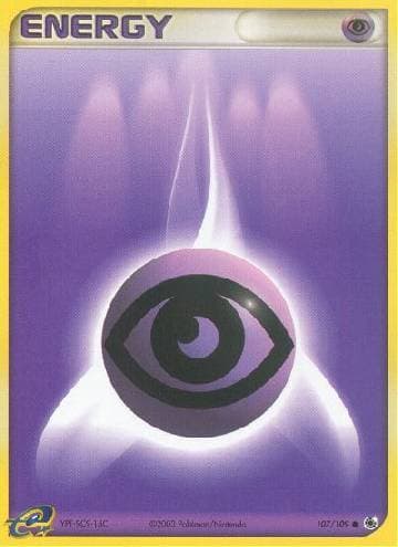 Carta Psychic Energy (107/109) do set Rubi & Safira — Pokémon TCG | Bynx
