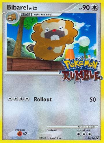 Bibarel (16/16) — Rumble