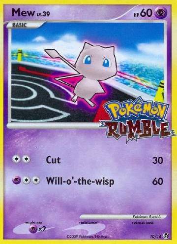 Carta Mew (10/16) do set Rumble — Pokémon TCG | Bynx