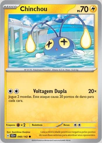 Carta Chinchou 048/142 do set Coroa Estelar — Pokémon TCG | Bynx