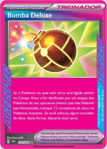 Carta Deluxe Bomb 134/142 do set Coroa Estelar — Pokémon TCG | Bynx