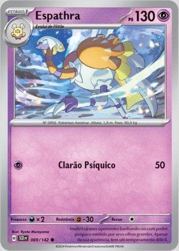 Carta Espathra 069/142 do set Coroa Estelar — Pokémon TCG | Bynx