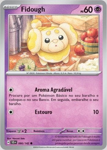 Carta Fidough 066/142 do set Coroa Estelar — Pokémon TCG | Bynx