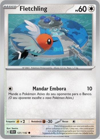 Carta Fletchling 121/142 do set Coroa Estelar — Pokémon TCG | Bynx