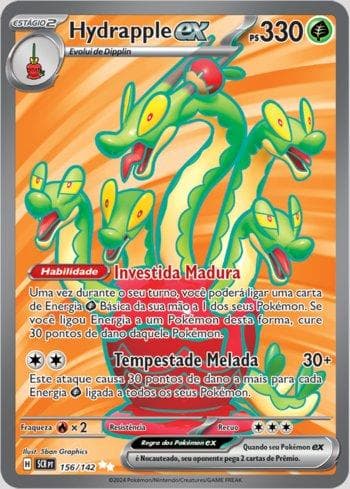 Carta Hydrapple ex 156/142 do set Coroa Estelar — Pokémon TCG | Bynx