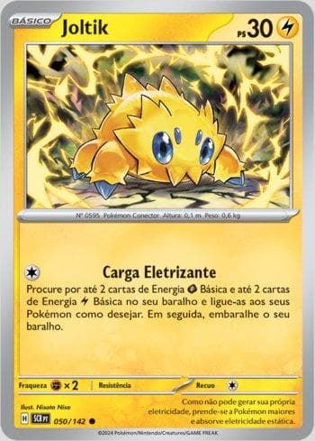 Carta Joltik 050/142 do set Coroa Estelar — Pokémon TCG | Bynx