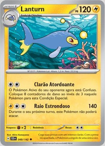 Carta Lanturn 049/142 do set Coroa Estelar — Pokémon TCG | Bynx