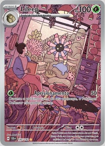 Carta Lileep 145/142 do set Coroa Estelar — Pokémon TCG | Bynx