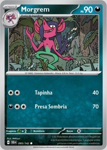 Carta Morgrem 095/142 do set Coroa Estelar — Pokémon TCG | Bynx