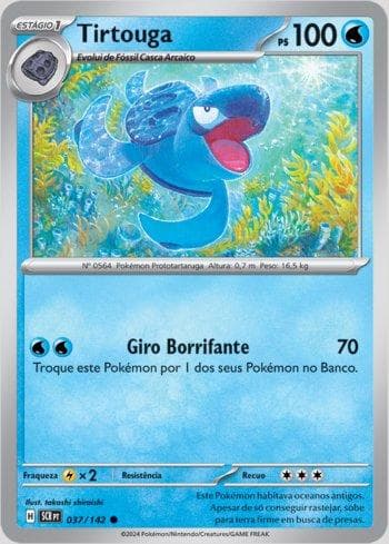 Carta Tirtouga 037/142 do set Coroa Estelar — Pokémon TCG | Bynx