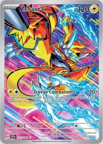 Carta Zeraora 151/142 do set Coroa Estelar — Pokémon TCG | Bynx