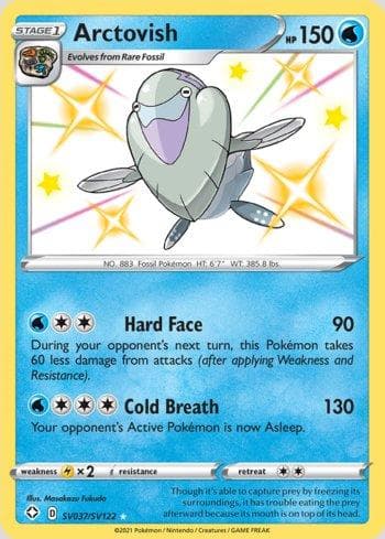 Carta Arctovish (SV037/SV122) do set Destinos Brilhantes (Shiny) — Pokémon TCG | Bynx