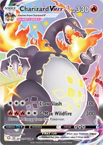 Charizard-VMAX (SV107/SV122) — Destinos Brilhantes (Shiny)
