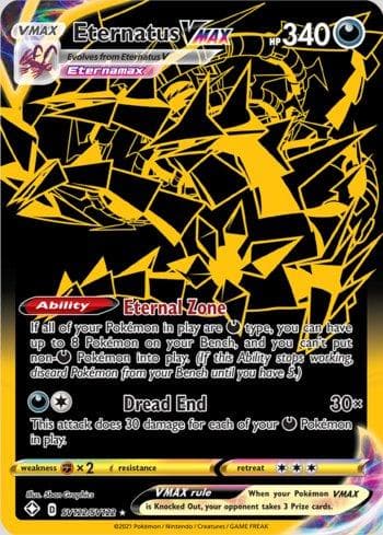 Carta Eternatus-VMAX (SV122/SV122) do set Destinos Brilhantes (Shiny) — Pokémon TCG | Bynx