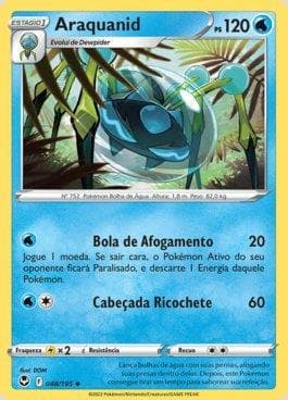 Carta Araquanid (048/195) do set Tempestade Prateada — Pokémon TCG | Bynx
