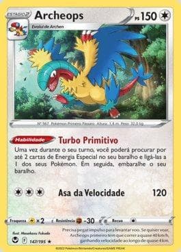 Carta Archeops (147/195) do set Tempestade Prateada — Pokémon TCG | Bynx
