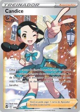 Carta Candice (189/195) do set Tempestade Prateada — Pokémon TCG | Bynx
