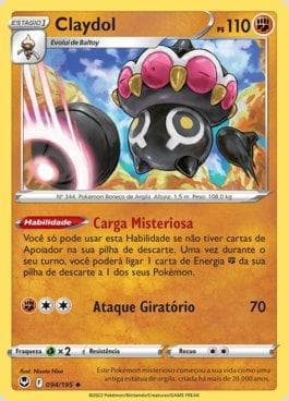 Carta Claydol (094/195) do set Tempestade Prateada — Pokémon TCG | Bynx