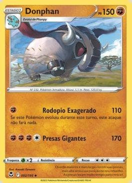 Carta Donphan (092/195) do set Tempestade Prateada — Pokémon TCG | Bynx