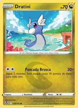 Carta Dratini (129/195) do set Tempestade Prateada — Pokémon TCG | Bynx
