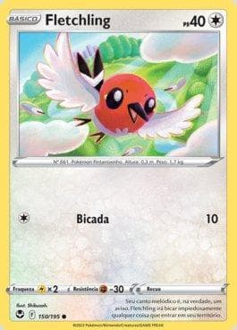 Carta Fletchling (150/195) do set Tempestade Prateada — Pokémon TCG | Bynx