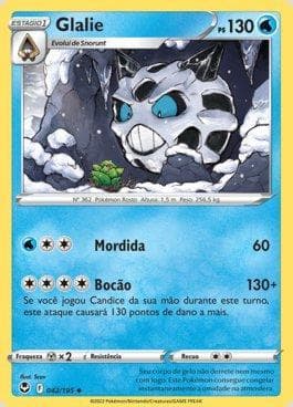 Carta Glalie (042/195) do set Tempestade Prateada — Pokémon TCG | Bynx