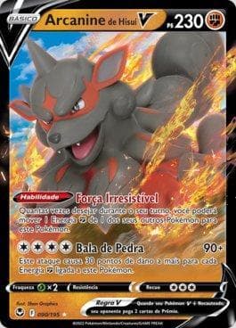 Hisuian Arcanine-V (090/195) — Tempestade Prateada