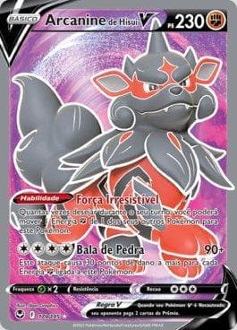 Hisuian Arcanine-V (179/195) — Tempestade Prateada