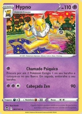 Carta Hypno (061/195) do set Tempestade Prateada — Pokémon TCG | Bynx