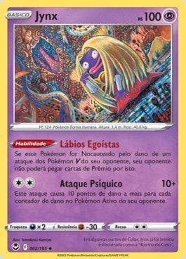 Carta Jynx (062/195) do set Tempestade Prateada — Pokémon TCG | Bynx