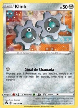 Carta Klink (123/195) do set Tempestade Prateada — Pokémon TCG | Bynx