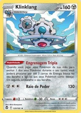 Carta Klinklang (125/195) do set Tempestade Prateada — Pokémon TCG | Bynx