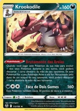 Carta Krookodile (113/195) do set Tempestade Prateada — Pokémon TCG | Bynx