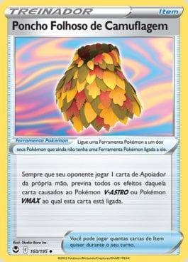 Carta Leafy Camo Poncho (160/195) do set Tempestade Prateada — Pokémon TCG | Bynx