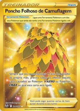 Carta Leafy Camo Poncho (214/195) do set Tempestade Prateada — Pokémon TCG | Bynx