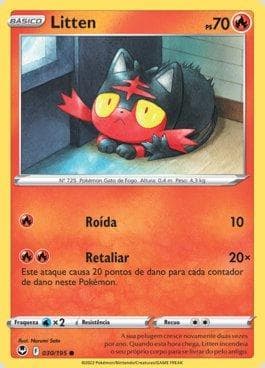 Carta Litten (030/195) do set Tempestade Prateada — Pokémon TCG | Bynx