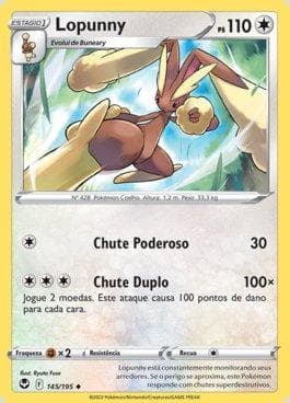 Carta Lopunny (145/195) do set Tempestade Prateada — Pokémon TCG | Bynx