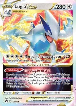 Carta Lugia-VSTAR (139/195) do set Tempestade Prateada — Pokémon TCG | Bynx