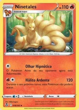 Carta Ninetales (018/195) do set Tempestade Prateada — Pokémon TCG | Bynx