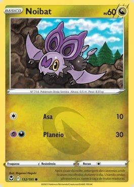 Carta Noibat (132/195) do set Tempestade Prateada — Pokémon TCG | Bynx