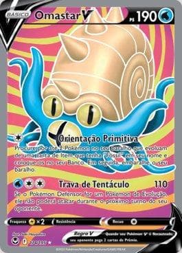 Carta Omastar-V (174/195) do set Tempestade Prateada — Pokémon TCG | Bynx