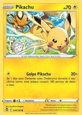 Carta Pikachu (049/195) do set Tempestade Prateada — Pokémon TCG | Bynx