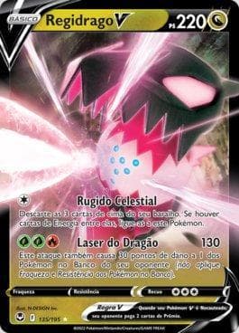 Carta Regidrago-V (135/195) do set Tempestade Prateada — Pokémon TCG | Bynx